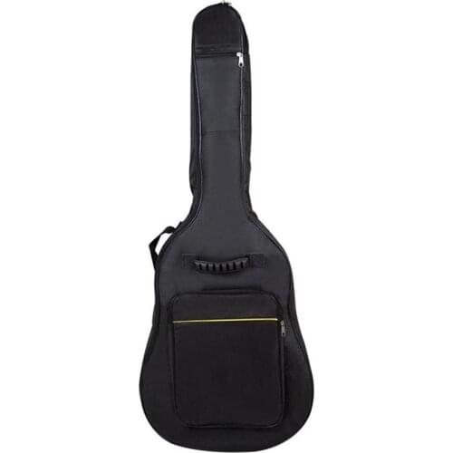 Waterproof Ballad Guitar Cases Double Strap Padded Black Guitar Cases Backpack Shoulder Strap Classical Guitar Bag For 38-41"
