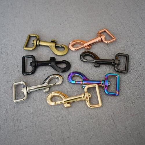 100 pcs/pack Metal Safety Strong Hooks Clips Lobster Clasp dog leash Carabiner Snap Hook DIY Key Chain Bag Part Accessories