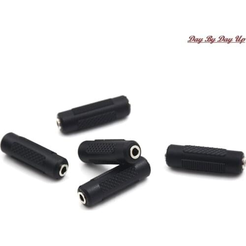 3.5 Mm Female To 3.5mm Female Jack Stereo Connector Coupler Adapter Audio Cable Extension For MP3 DVD Headphone Car