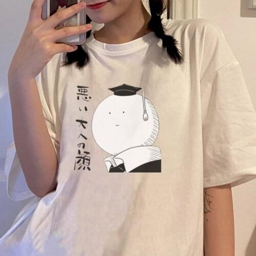 Anime Clothes Assassination Classroom Kawaii Korosensei Graphic T Shirt Women Men Summer Casual Fashion Camisetas Mujer Tee