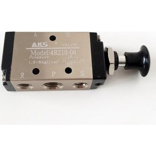 Free Shipping 1/4" 2 Position 5 Port Air Manual valves 4R210-08 Pneumatic Control Valve