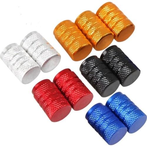 Hot 4pcs/pack Theftproof Aluminum Car Wheel Tire Valves Tyre Stem Air Caps Airtight Cover color for skoda cruze ford mazda