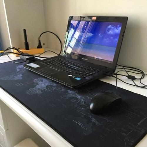 Mouse Pad Mousepad Mause Pads Gaming Gamer Keyboard And Mouse Laptop PC Computer Desk Mat For Mouse World Map Large Mousepads