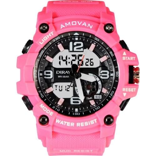 2021 Latest Children And Teenager Muti Color Chronograph Digital Watch