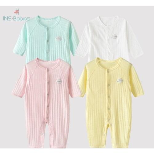Newborn Baby Clothes Summer pure cotton romper for boys and girls Thin 3-24m Girl christmas clothing Baby Costume Toddler 2020