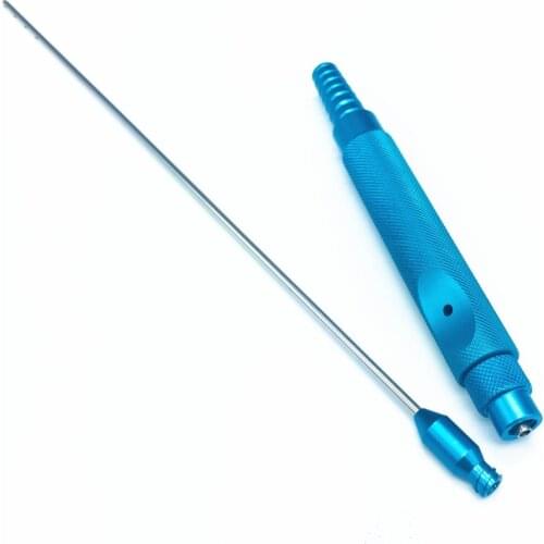 Porous Luer Lock Liposuction Cannula with Reusable Handle , Liposuction instruments 25cm x 3.0mm