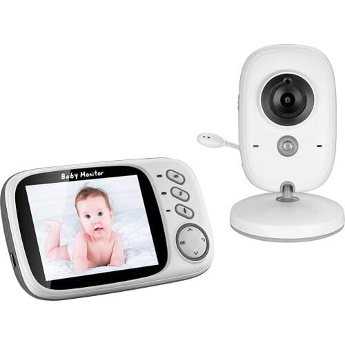 Video Baby Monitor with Wireless Digital Camera Indoor/Outdoor Security Surveillance Monitor for Baby/Pet with Two Way Audio