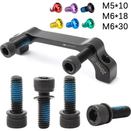 M6*18/35 Bicycle Disc Brake Caliper Screw M5x10mm MTB Bike Disc Brake Rotor Torx Bolts Fixing Screws Bike Hydraulic Brakes Parts