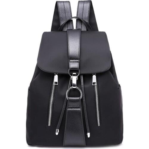 Large Capacity Womens Backpack Casual Waterproof Nylon School Bags for Teenage Girls High Quality Fashion Travel Shoulder Bag