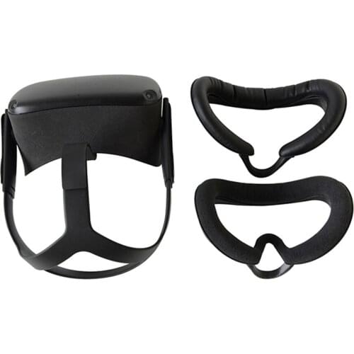 VR Glasses Mask Cover Pad for Oculus Quest VR Glasses Leather Foam Flannelette Foam Face Mask Cover Pad for Oculus Quest