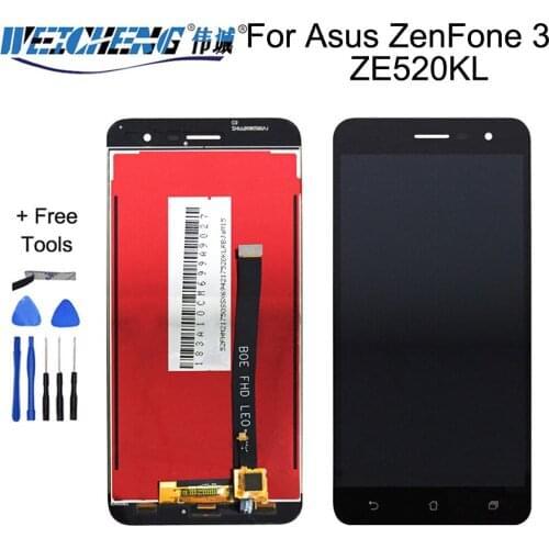For Asus ZenFone 3 ZE520KL LCD Display +Touch Screen Assembly 5.71" For ZE520KL lcd Digitizer +free tools