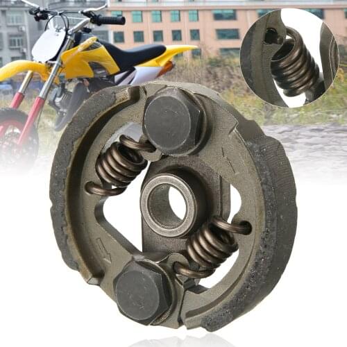 1pc 49CC Mini Moto Motorcycle Heavy Duty Clutch 2 Shoe 2 Spring For Off-road Quad ATV Pocket Racing Bike CRX50 Coyote DIY Parts