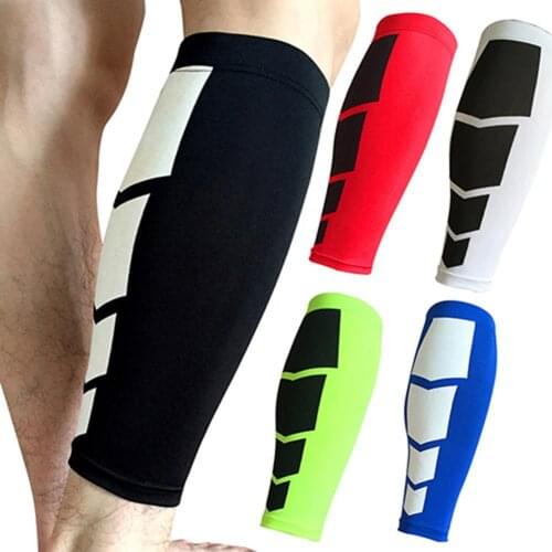 1Pc Unisex Sports Compression Leg Sleeve Cycling Football Basketball Leg Warmer Non-slip Quick Dry Comfortable Supper Elasticity
