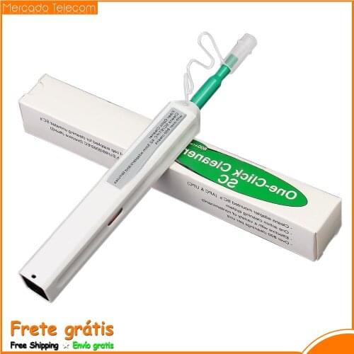 Promotion SC/FC/ST 10pcs/lot One-Click Cleaner Tool 2.5mm Fiber Optic Cleaning Pen 800 Cleans Fiber Optic Cleaner