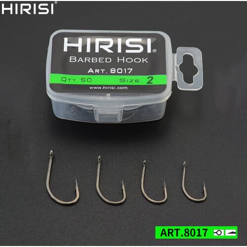 100pcs Carp Fishing Coating High Carbon Stainless Steel Barbed Hooks 8017 Fishing Hooks Accessories