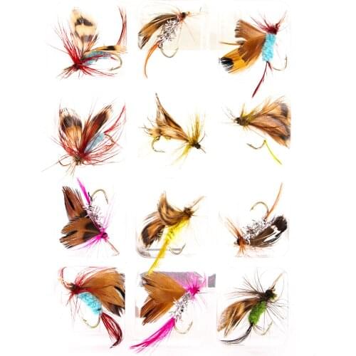 12pcs Fly Fishing Flies Kit Fly Fishing Lures Assortment Kit