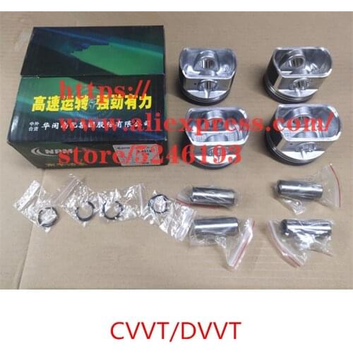 4pcs/set Engine piston for Geely Vision Emgrand EC7 SC7 SL GC7 1.5/1.8L