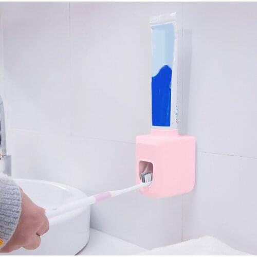 New Automatic Toothpaste Dispenser Wall Mounted Toothpaste Lazy Dispenser Auto Squeezer Bathroom Accessories For Children Kids