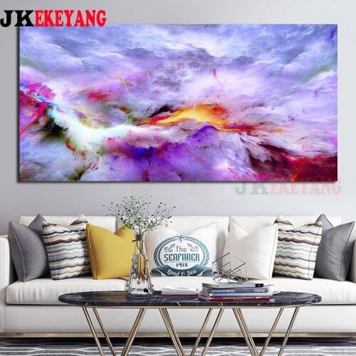 Large 5D Diy diamond painting Abstract colored clouds Diamond Mosaic Rhinestone Embroidery cross stitch Y3974