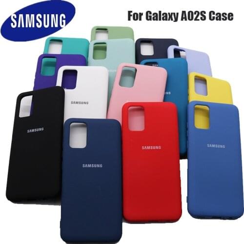 A02s Case Samsung Galaxy A02S SM-A025F A 02S Silky Silicone Cover High Quality Soft-Touch Back Protective Shell
