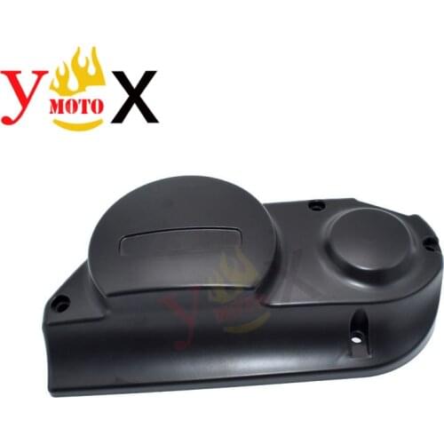 Motorcycle ABS Black Engine Clutch Cover Guard Housing Shell Decal For Honda Shadow Aero 750 VT750 VT400 2004-2012 2005 2006 07