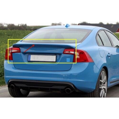 For Volvo S60 2012-2017 ABS material spoiler High quality any color or primer car rear wing car landscaping decorative spoiler