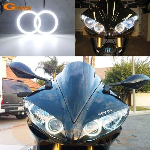 For Yamaha R1 YZF-R1 2004 2005 2006 2007 2008 Ultra bright SMD LED Angel Eyes halo rings kit Day Light Motorcycle Accessories