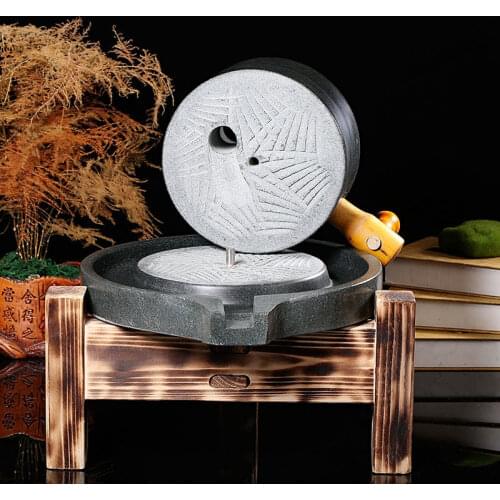 Granite manual grinding stone mill grinder flour mill frame home soybeangrinder cafe grinder machine comfee grinder millstone
