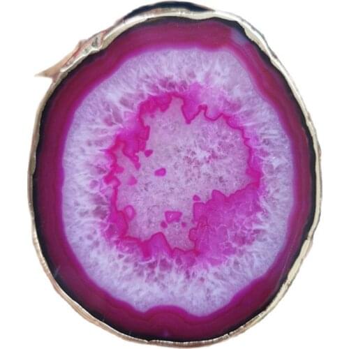Hot quartz crafts Spiritual Healing Crystals color agate slice for decoration