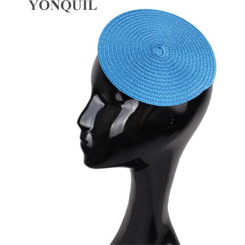 Imitation Straw 15CM Round Fascinator Bases Make For Women Ladies Wedding Bride Hat DIY Hair Accessories Bridal Marry Headwear