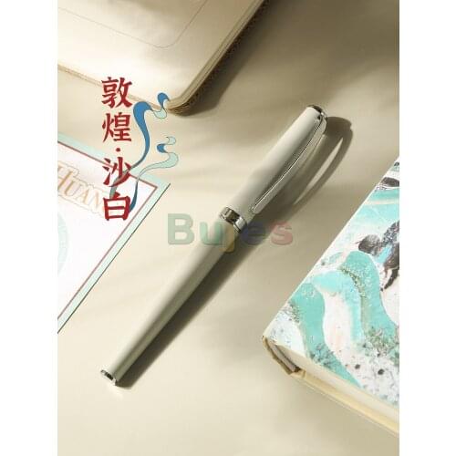 Ipluso Dunhuang Series Iridium Pen,Business High-end Fountain Pen,0.5mm and 0.38mm Metal Nib,Matte Non-slip Pen Body
