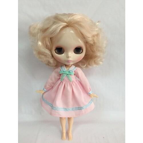 Azone joint body Nude Blyth Doll yellow hair small breasts