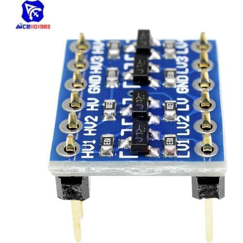Diymore IIC I2C Logic Level High/Low Voltage Converter Bi-Directional Board Module 5V 3.3V DC Module For Arduino with Pins