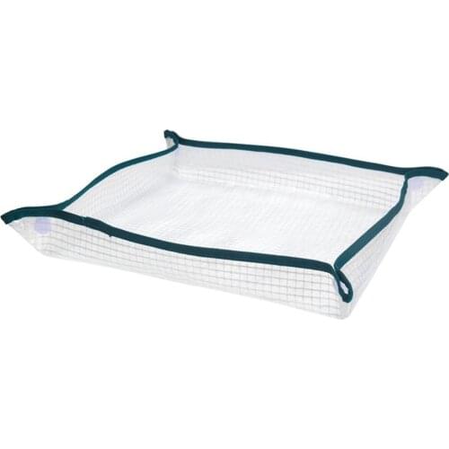 Reusable Repotting Mat Potting Planting Mat Reusable Portable Waterproof Transparent Mesh Flower Cushion For Gardening Potted