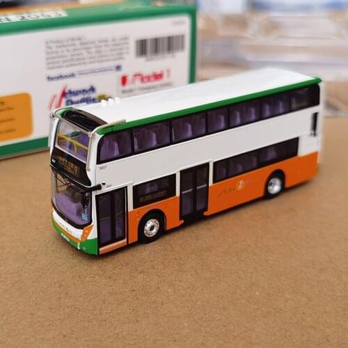 1/120Scale E400 Classic Hong Kong Bus Double-decker Bus Alloy Simulation Car Model Collection Souvenir Gift Display Hot Toys
