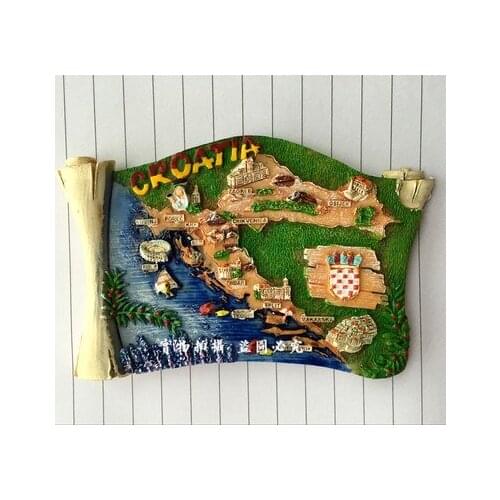 Croatia resin refrigerator stickers