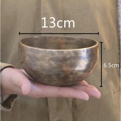 Nepalese handmade copper physiotherapy Buddha sound practice copper bowl yoga supplies decoration