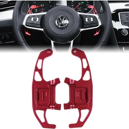 Alloy Steering Wheel Shift DSG Gear Shifter Paddle Extension Kit For VW GOLF MK7 GTI R GTD GTE 7 2014-2019 Car Styling