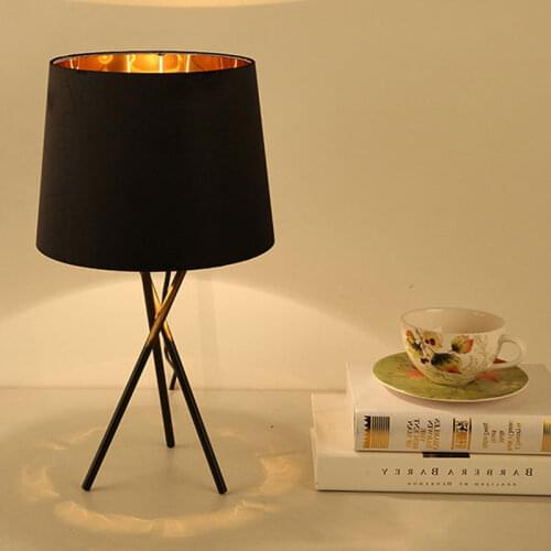 Modern Led Table Lamp Nordic Fabric Desk Lights Home Decor for Living Room Bar Bedroom Bedside Stand Lamp Study Light Fixtures