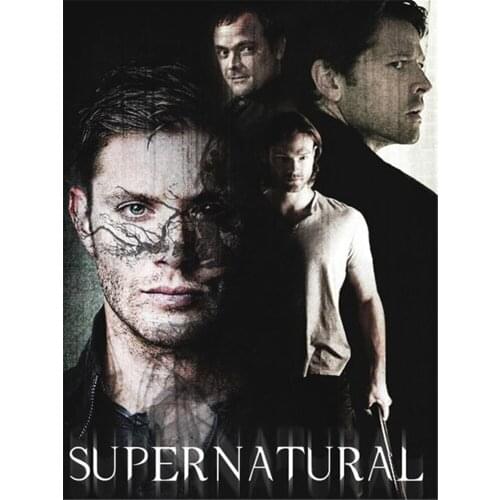 Supernatural DIY Embroidery 11CT Cross Stitch Kits Needlework Craft Set Cotton Thread Printed Canvas Home Decoration Design