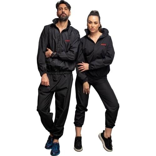 Thermal Sauna Hoodies-Sauna Sweat Perspiration Hoodies Black Original Hologram Product