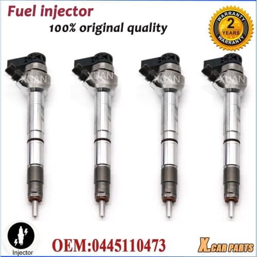 0445110473 Fuel Injector Nozzle For VOLKSWAGEN Beetle CC Golf VII Audi A3 A4 A6 Q2 Q5 1.6 Tdi Seat Alhambra Ateca Leon ST