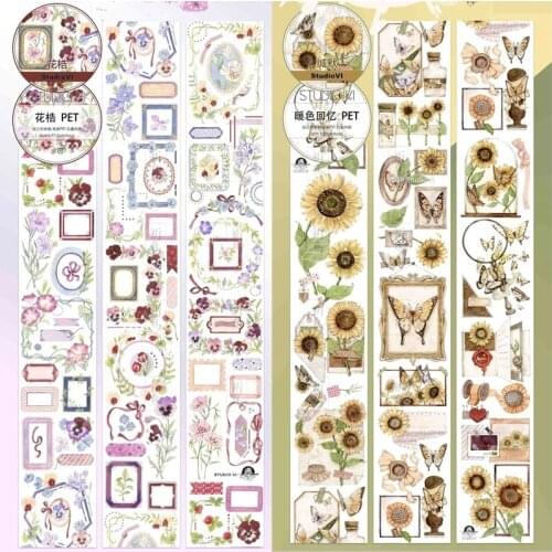 1 Loop Pet Flower Washi Tape