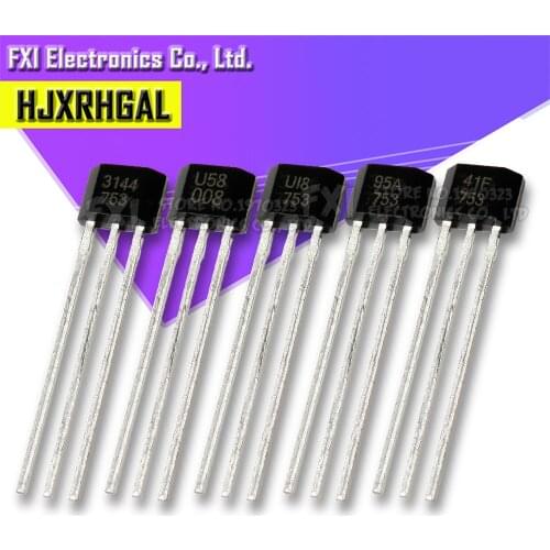 10pcs 49E Hall element SS49E OH49E Hall sensor Hall Effect Sensor new