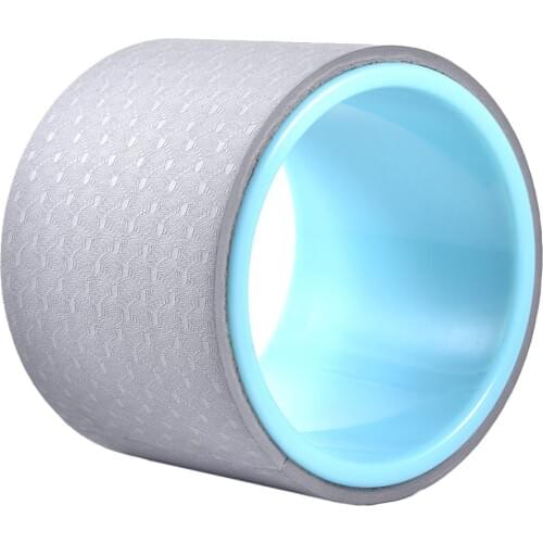 6inch Yoga Pilates Circle TPE Yoga Fitness Roller Massage Wheel Pilates Ring Back Stretch Roller For Back Pain Relief