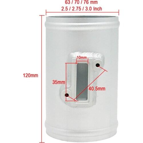 63MM 70MM 76MM Air Flow Sensor Mount For Volkswagen Air Intake Meter Adapter Universal