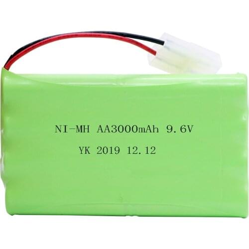 3000mah 9.6V Battery for RC Cars battery 9.6v 8*AA NiMH battery for RC electric toys tool boat Tank Toy Gun upgrade 9.6V 2800mah