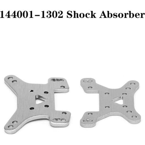 WLtoys 144001-1302 RC Car Spare Parts 4WD Plastic/Upgrade Metal Front/ rear Shock absorber board frame 1/14 Original Accessories
