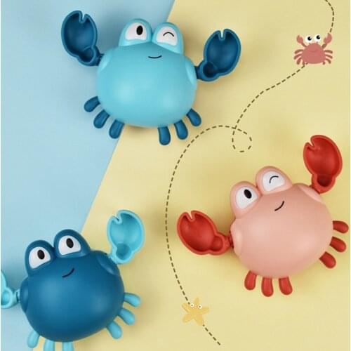 Baby Toys 0 12 Months for Toddlers Summing Pool Bathroom Bathing Toys for Kids One Year Old Clockwork Duck Crab Animals Juguete