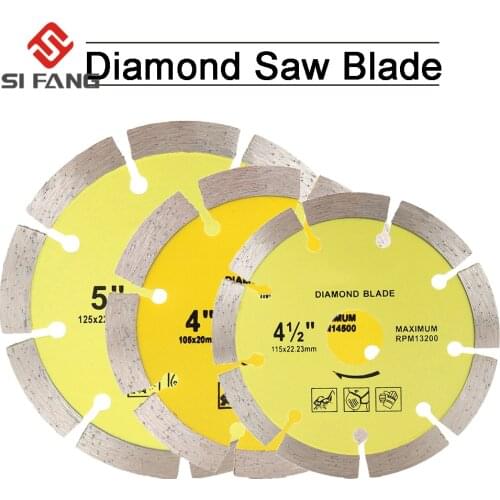 105/115/125mm Circular Diamond Saw Blades Cutting Porcelain Tile Ceramic Saw Disc For Granite Marble Concrete Stone Cutting Disc